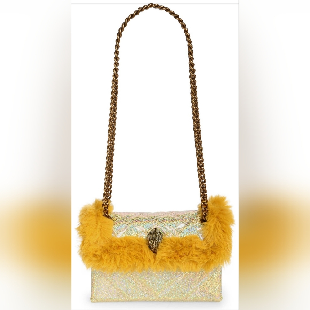Mini Kensington Faux Fur Convertible Crossbody BagKurt Geiger London